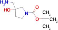 tert-butyl 3-(aminomethyl)-3-hydroxy-1-pyrrolidinecarboxylate