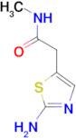 2-(2-amino-1,3-thiazol-5-yl)-N-methylacetamide