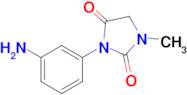 3-(3-aminophenyl)-1-methyl-2,4-imidazolidinedione