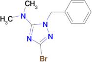 1-benzyl-3-bromo-N,N-dimethyl-1H-1,2,4-triazol-5-amine