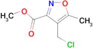 methyl 4-(chloromethyl)-5-methyl-3-isoxazolecarboxylate