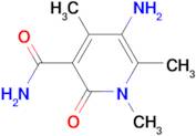 5-amino-1,4,6-trimethyl-2-oxo-1,2-dihydro-3-pyridinecarboxamide