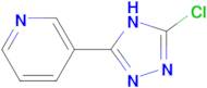 3-(3-chloro-1H-1,2,4-triazol-5-yl)pyridine