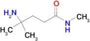 4-amino-N,4-dimethylpentanamide