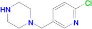 1-[(6-chloro-3-pyridinyl)methyl]piperazine