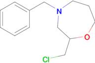 4-benzyl-2-(chloromethyl)-1,4-oxazepane