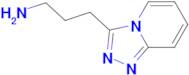 (3-[1,2,4]triazolo[4,3-a]pyridin-3-ylpropyl)amine