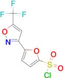 5-[5-(Trifluoromethyl)isoxazol-3-yl]furan-2-sulfonyl chloride