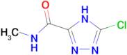 3-chloro-N-methyl-1H-1,2,4-triazole-5-carboxamide