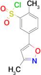 2-methyl-5-(3-methyl-5-isoxazolyl)benzenesulfonyl chloride