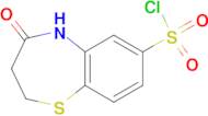 4-oxo-2,3,4,5-tetrahydro-1,5-benzothiazepine-7-sulfonyl chloride
