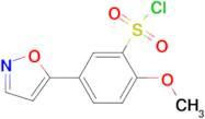 5-(5-isoxazolyl)-2-methoxybenzenesulfonyl chloride