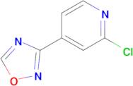 2-chloro-4-(1,2,4-oxadiazol-3-yl)pyridine