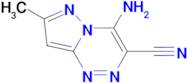 4-amino-7-methylpyrazolo[5,1-c][1,2,4]triazine-3-carbonitrile