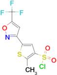 2-methyl-5-[5-(trifluoromethyl)-3-isoxazolyl]-3-thiophenesulfonyl chloride