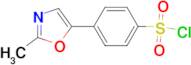4-(2-methyl-1,3-oxazol-5-yl)benzenesulfonyl chloride