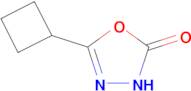 5-cyclobutyl-1,3,4-oxadiazol-2-ol