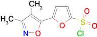 5-(3,4-dimethyl-5-isoxazolyl)-2-furansulfonyl chloride