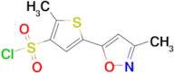 2-methyl-5-(3-methyl-5-isoxazolyl)-3-thiophenesulfonyl chloride