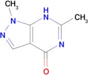 1,6-dimethyl-1,5-dihydro-4H-pyrazolo[3,4-d]pyrimidin-4-one