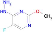 5-fluoro-4-hydrazino-2-methoxypyrimidine