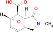 (1S*,5R*,6S*,7R*)-3-methyl-4-oxo-10-oxa-3-azatricyclo[5.2.1.0~1,5~]dec-8-ene-6-carboxylic acid