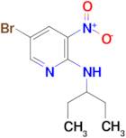 5-bromo-N-(1-ethylpropyl)-3-nitro-2-pyridinamine