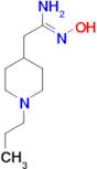 (1Z)-N'-hydroxy-2-(1-propyl-4-piperidinyl)ethanimidamide