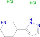 3-(1H-Pyrazol-3-yl)piperidine dihydrochloride