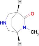 (1R*,5S*)-6-methyl-3,6-diazabicyclo[3.2.2]nonan-7-one