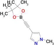 1-methyl-4-[(4,4,5,5-tetramethyl-1,3,2-dioxaborolan-2-yl)ethynyl]-1H-pyrazole