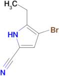 4-bromo-5-ethyl-1H-pyrrole-2-carbonitrile