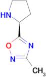 3-methyl-5-[(2S)-2-pyrrolidinyl]-1,2,4-oxadiazole