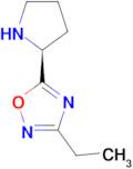 3-ethyl-5-[(2S)-2-pyrrolidinyl]-1,2,4-oxadiazole