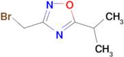 3-(bromomethyl)-5-isopropyl-1,2,4-oxadiazole