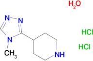4-(4-methyl-4H-1,2,4-triazol-3-yl)piperidine dihydrochloride hydrate