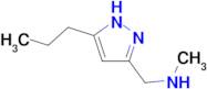 N-methyl-1-(5-propyl-1H-pyrazol-3-yl)methanamine