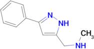 N-methyl-1-(5-phenyl-1H-pyrazol-3-yl)methanamine