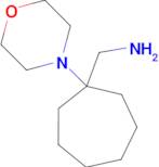 1-(1-morpholin-4-ylcycloheptyl)methanamine