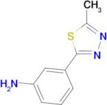 3-(5-methyl-1,3,4-thiadiazol-2-yl)aniline