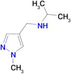 N-[(1-methyl-1H-pyrazol-4-yl)methyl]propan-2-amine