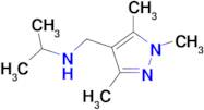 N-[(1,3,5-trimethyl-1H-pyrazol-4-yl)methyl]propan-2-amine