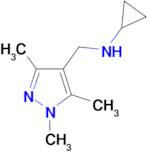 N-[(1,3,5-trimethyl-1H-pyrazol-4-yl)methyl]cyclopropanamine