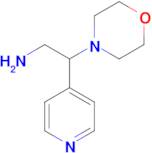 (2-morpholin-4-yl-2-pyridin-4-ylethyl)amine