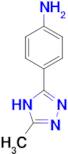 4-(5-methyl-4H-1,2,4-triazol-3-yl)aniline