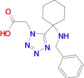 {5-[1-(benzylamino)cyclohexyl]-1H-tetrazol-1-yl}acetic acid