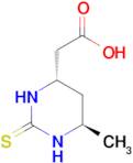 [(4S,6R)-6-methyl-2-thioxohexahydropyrimidin-4-yl]acetic acid