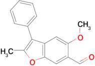 5-methoxy-2-methyl-3-phenyl-1-benzofuran-6-carbaldehyde