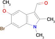 6-bromo-5-methoxy-1,2-dimethyl-1H-indole-3-carbaldehyde