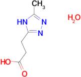 3-(5-Methyl-4H-1,2,4-triazol-3-yl)propanoic acid hydrate